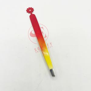 Pinces à épiler professionnelles en acier inoxydable à pointe fine, droites, pour volume, sourcils, outils de beauté, écologiques - Product Image 1