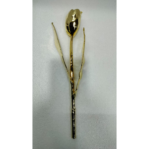 Rosa Real Bañada en Oro de 24k Hecha a Mano, Flor Eterna Preservada con Caja de Regalo de Lujo, Regalo Romántico para Aniversario o Día de San Valentín - Product Image 4