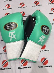 Guantes de Boxeo Profesionales de Primera Calidad, Estilo No Boxing No Life, Guantes de Combate de Cuero Premium, Equipo de Competición de Muay Thai y Kickboxing - Product Image 3
