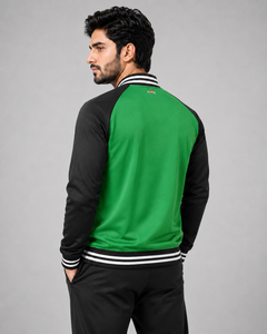 <b>Men</b> Compact Varsity <b>Jacket</b> Fashion Baseball Bomber Coat with Compact Varsity <b>Jacket</b> Long Sleeve Front Comfortable <b>Lightweight</b> - Product Image 4