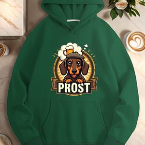 Dachshund con cerveza sudaderas casuales de mujer - Product Image 1