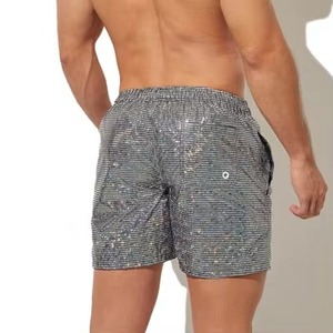 Shorts de bain imperméables pour hommes, nouveaux, respirants, extensibles dans quatre directions, imprimés, pour la plage, la gym et la natation - Product Image 6