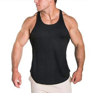 Custom Logo Mens Gym Tank Top Muscle Sleeveless Bodybuilding <b>Stringer</b> <b>Vest</b> Cotton Racerback Fitness Workout Tank Tops Wholesale - Product Image 6