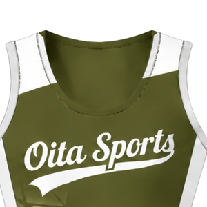 Maillot de football vert olive sans manches, uniforme sportif, tenue d'entraînement d'équipe, vêtements personnalisés, vêtements de performance - Product Image 3