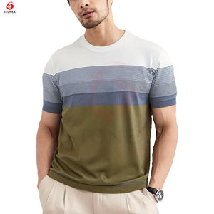 Nueva Camiseta Informal de Verano para Hombre, Estilo Urbano, Cuello Redondo, Corte Regular, Manga Corta - Product Image 1