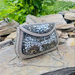 Super Quality Resin Clutch Bag Fashion Antique Resin Clutch Bag for Women Fashionable Clutch by HANNAN HANDICRAFT - Product Image 1