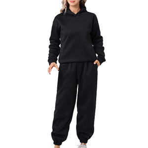 Conjuntos Deportivos Lisos al por Mayor para Mujer, Conjunto Deportivo de 2 Piezas Personalizado y Moderno para Mujer, para Correr al Aire Libre en Invierno - Product Image 1