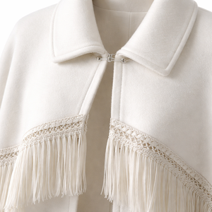 Fournisseur en gros de capes de mariage à franges de qualité supérieure - Fabricant de vestes de mariée sur mesure OEM - Product Image 4