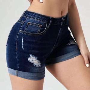 Premium women denim shorts with trendy fit, soft stretch fabric & stylish casual look perfect for summer fashion wear. - Product Image 5
