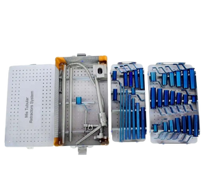 Système d'opérations chirurgicales tubulaire orthopédique en acier inoxydable de qualité allemande, kit de rétraction, boîte de stérilisation haute température pour la colonne vertébrale - Product Image 3
