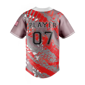 New Custom Baseball Jersey Sublimated Print 100% <b>Polyester</b> Men's Short Sleeve Quick Dry All Seasons Adult Regular Fit - Product Image 6