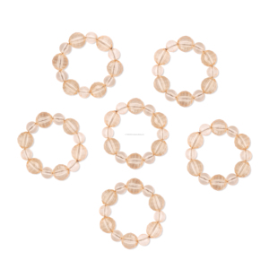 Vente chaude À La Main Fantaisie De Noël Serviette Anneau Élégant Étincelle Perle Conception Papier Matériel pour Une Utilisation De Table Usine En Gros - Product Image 1