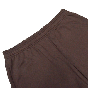Pantalon de survêtement marron pour homme, taille élastique, en tissu tricoté, décontracté, respirant, pour l'automne - Product Image 2
