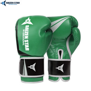 Gants de boxe DAZEN STAR en cuir PU bleu avec fermeture Velcro respirants pour entraînement adulte - Product Image 3