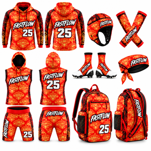 Uniformes de Fútbol Americano V7 de la Mejor Calidad, Personalizados, para Jóvenes, Corte Regular, Spandex/Poliéster, Antibacterianos - Product Image 4