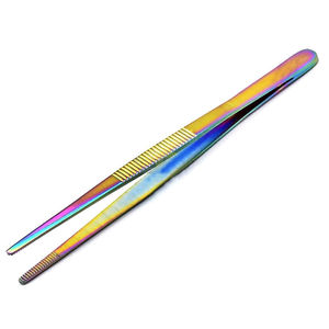 Britton Impex BI-DF-030 Pinzas Quirúrgicas Manuales de Acero Inoxidable, Pinzas de Disección, Pinzas para Tejidos, Mordazas Serradas - Product Image 3