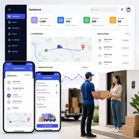 Software de Entrega de Paquetes Bajo Demanda con Seguimiento en Tiempo Real, Optimización de Rutas y Funciones de Gestión de Entregas