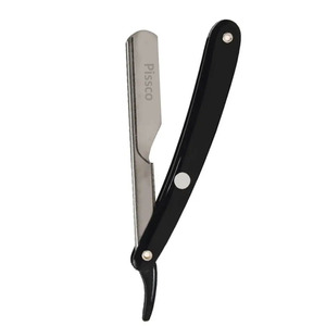 Rasoir droit pliant en acier inoxydable avec lame droite, couteau de barbier, rasoir personnalisé avec logo - Product Image 6