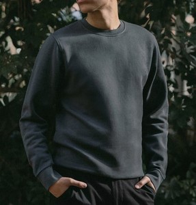 เสื้อสเวตเชิ้ตผู้ชายสั่งทำขายส่ง ผ้าฝ้ายฟลีซ 100% พิมพ์โลโก้ OEM คุณภาพสูง ทรงปกติ ใส่ได้ในฤดูหนาว เป็นมิตรกับสิ่งแวดล้อม - Product Image 6