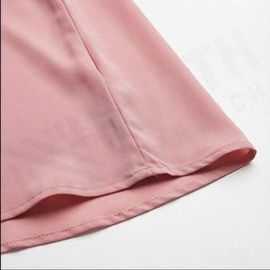 Abaya Islámica de Manga Larga para Mujer, de Alta Calidad, Modesta, Informal, Transpirable, de Poliéster, con Cuello en V, Largo hasta el Tobillo - Product Image 6