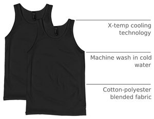 Débardeur sans manches pour homme, couleur unie, col roulé, tricoté en spandex/coton, respirant, écologique, séchage rapide, confortable, décontracté, pour la gym - Product Image 5