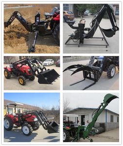 70hp 90HP 100HP máy kéo kéo phía sau cho máy kéo pto 3 điểm liên kết thủy lực towable <span class=keywords><strong>backhoe</strong></span> Digger xẻng - Product Image 2