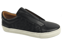 Mocassins de bureau en cuir véritable noir, respirants, à enfiler, avec semelle extérieure en caoutchouc antidérapante et doublure en cuir, cousus/Strobel