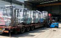 Chariot élévateur à contrepoids électrique de 1,5 tonne, lithium, fabriqué en Chine, pneus 650-10