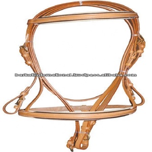 Brida De Filete de caballo acolchada suave con banda de Nariz de cuero y banda para cejas - Product Image 2