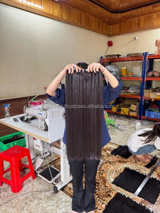 Pour Genius trame usine prix de gros pour brut 100% Remy naturel vietnamien Extensions de cheveux os droit en vrac cheveux humains - Product Image 5