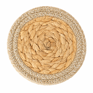 Eco Friendly <b>Round</b> <b>Coasters</b> Handmade Jute Natural Fiber Woven Drink <b>Coasters</b> Wholesale Table Decor - Product Image 4