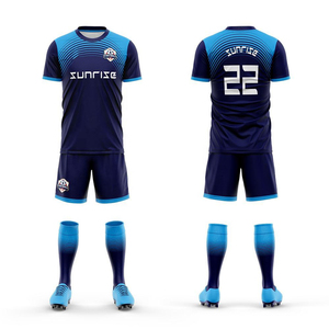 Uniforme de Fútbol Personalizado para Hombre, Más Vendido, con Tela Transpirable y Ecológica, Cómodo, con Nombre y Número del Equipo, Conjunto de Manga Corta - Product Image 5