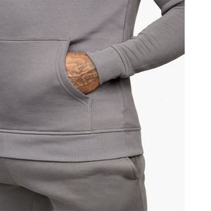 Conjunto Deportivo de Felpa Técnica para Hombre, Diseño OEM, 69% Algodón, 31% Poliéster, Negro, Sudadera con Cremallera Completa, Pantalones Deportivos, Tallas Grandes - Product Image 6