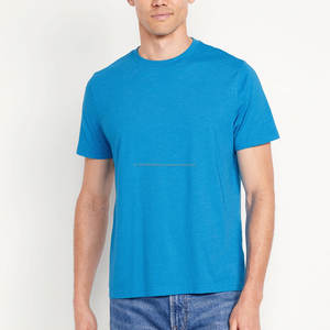 Wholesale High Quality Custom Logo 3D Puff Print 100 Cotton Plain Blank T <b>Shirt</b> Crew Neck Design Own Oversize T <b>Shirt</b> for <b>Men</b> - Product Image 2