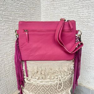 Sac à bandoulière en cuir de vachette fait main avec franges, style western, motif tournesol, pour femme, vente en gros 2026 - Product Image 5