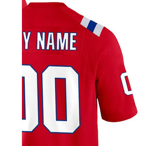 Vêtements de football sublimés en gros pour hommes, maillot de football américain, chemise pour hommes, haute qualité, respirant - Product Image 3