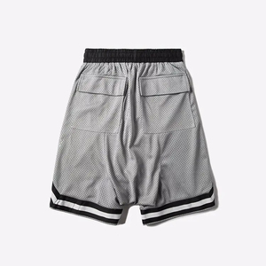 Pantalones Cortos Deportivos de Malla Transpirable para Hombre, 100% Poliéster, con Cordón Ajustable, Diseño Sólido, 2026 - Product Image 4