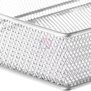 Wholesale OEM Stainless Steel <b>Mesh</b> Tray with Lid Surgical Instrument Autoclave Sterilization <b>Basket</b> Durable Reusable - Product Image 6