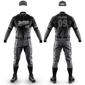 Uniforme de Béisbol Ligero y Transpirable, Pantalones de Jersey con Estampado Personalizado, Ropa Deportiva de Equipo con Servicio OEM ODM - Product Image 2
