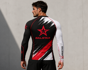 T-shirt de compression à manches longues pour homme, séchage rapide, pour MMA, BJJ, entraînement en salle de sport, sublimation personnalisée, respirant, nouvelle tendance - Product Image 3