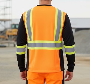 Camisa de Uniforme Reflectante Personalizada con Ajuste Cómodo para Uso Diario en Trabajos Industriales - Product Image 6
