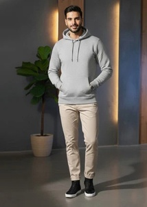 Sudadera con Capucha para Hombre, Directo de Fábrica, 100% Algodón, Logotipo Personalizado, Forro Polar, Ropa de Calle de Invierno, Informal, Ecológica, con Bolsillo - Product Image 2