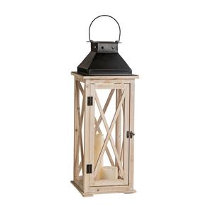 Lanterne à bougie en bois et laiton de style vintage, décoration d'intérieur, éclairage d'appoint, support de bougie suspendu pour table, intérieur/extérieur, meilleur prix - Product Image 6