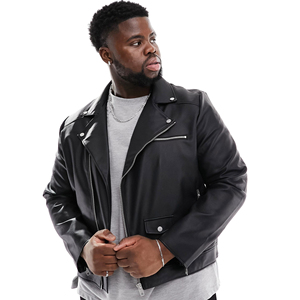 Veste de motard en cuir véritable pour homme, manteau en peau de mouton véritable, vêtements de moto, veste bomber décontractée, vêtements chauds d'hiver, vêtements de mode - Product Image 3