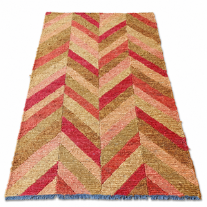 Natural Jute Modern Chevron Handmade Eco-Friendly Area <b>Rug</b> for Living Room Bedroom Hallway Home Dcor - Product Image 1