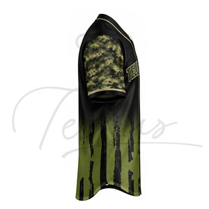 Maillot de baseball personnalisé de haute qualité, respirant, séchage rapide, pour hommes adultes, vente en gros - Product Image 5