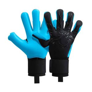 Gants de gardien de but en latex à haute adhérence, respirants, durables, avec sangle de poignet réglable, pour usage professionnel en match - Product Image 2