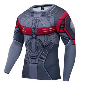 High Quality Rash Guard Fitness Training <b>Compression</b> <b>Shirt</b> <b>Custom</b> Logo Sportswear Manufacturer Wholesale - Product Image 5