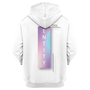 เสื้อฮู้ดพิมพ์ลายไล่เฉดสีแบบซับลิเมชั่นสำหรับผู้ชาย เสื้อสเวตเชิ้ตแบบถักมีฮู้ด ดีไซน์โลโก้ด้านหลัง ใช้ได้หลากหลายโอกาส ขายส่ง - Product Image 2
