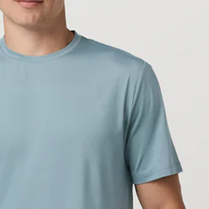 T-shirt pour homme à coupe décontractée et confortable, manches courtes, service OEM, prix d'usine pour les commandes en gros, col rond, tissu doux - Product Image 4